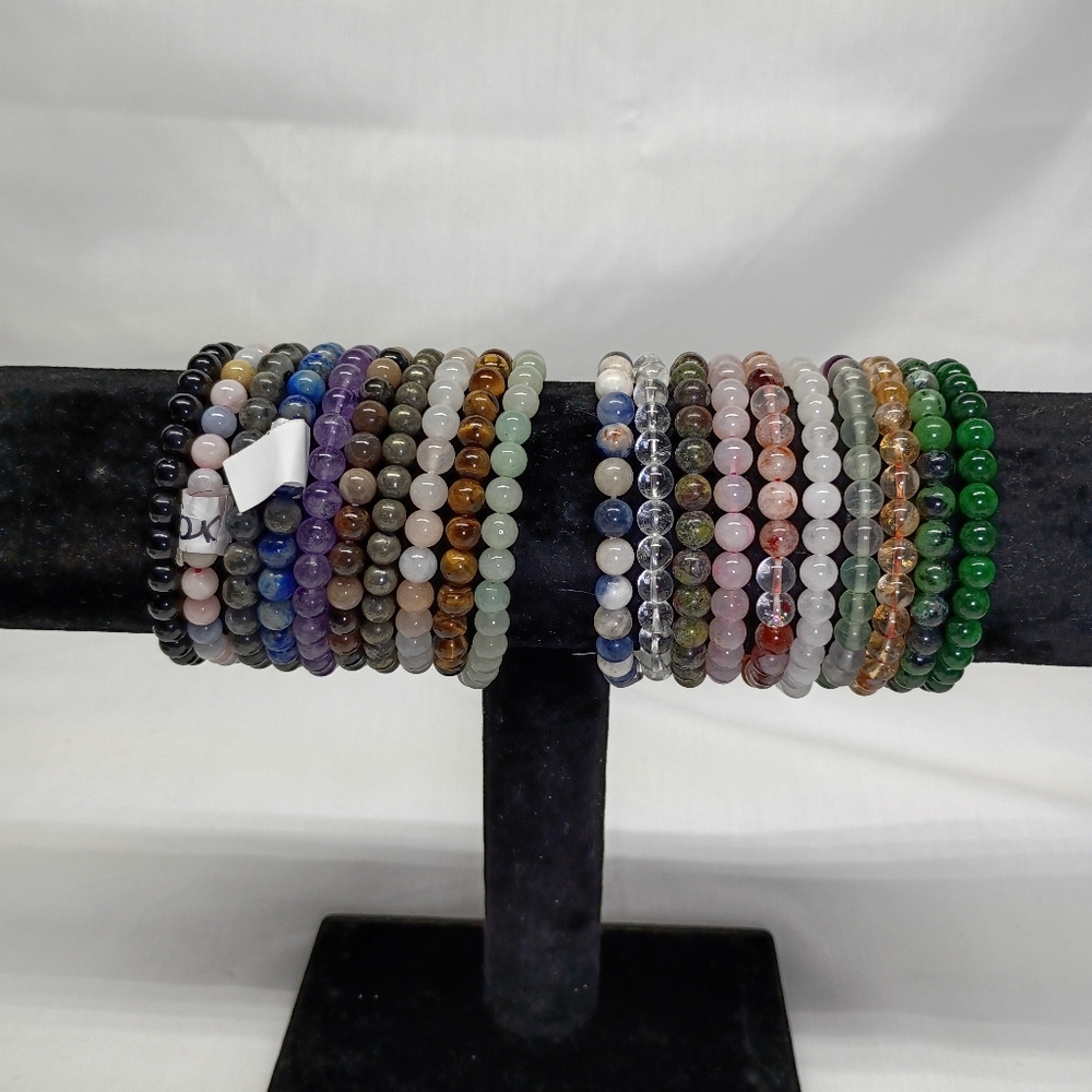 Crystal Bead Bracelets Lot